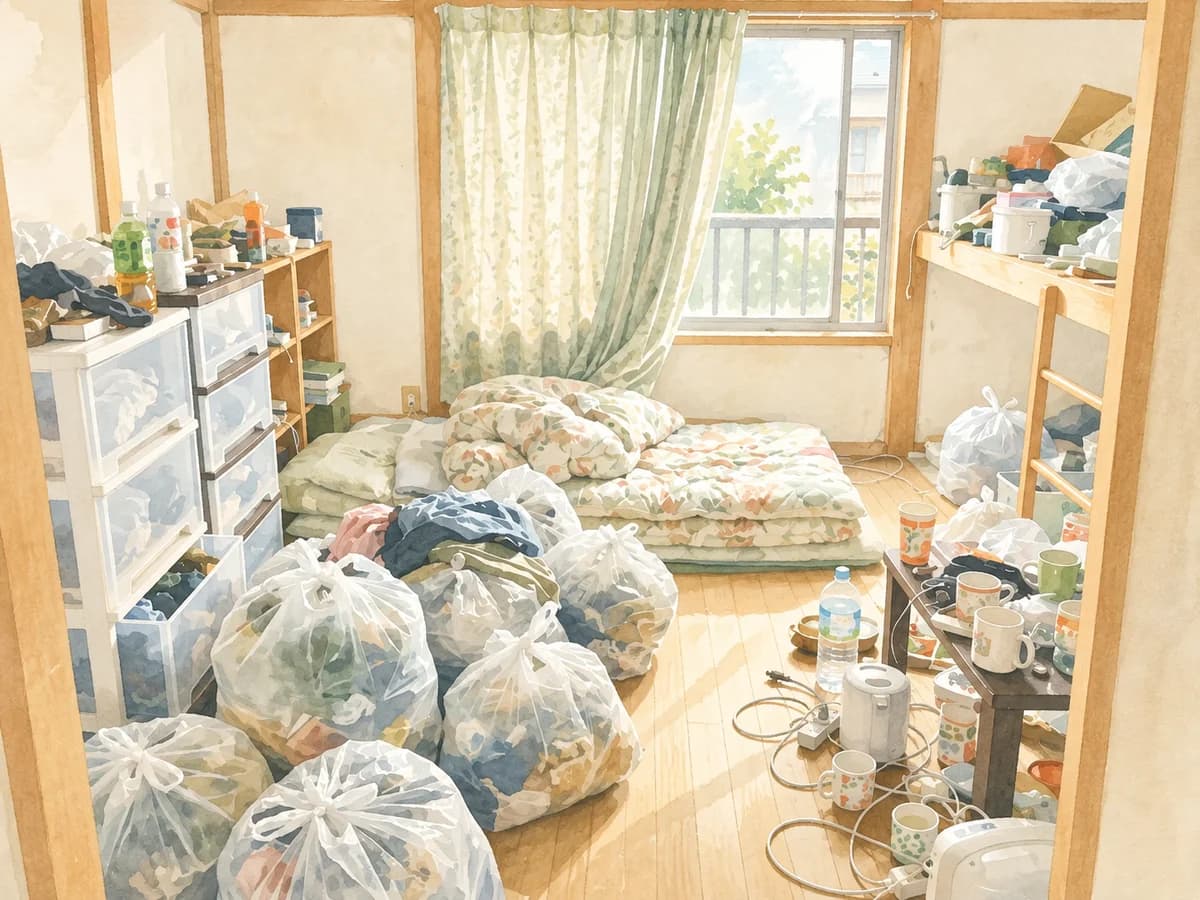 ゴミ屋敷片付けの説明用イメージ