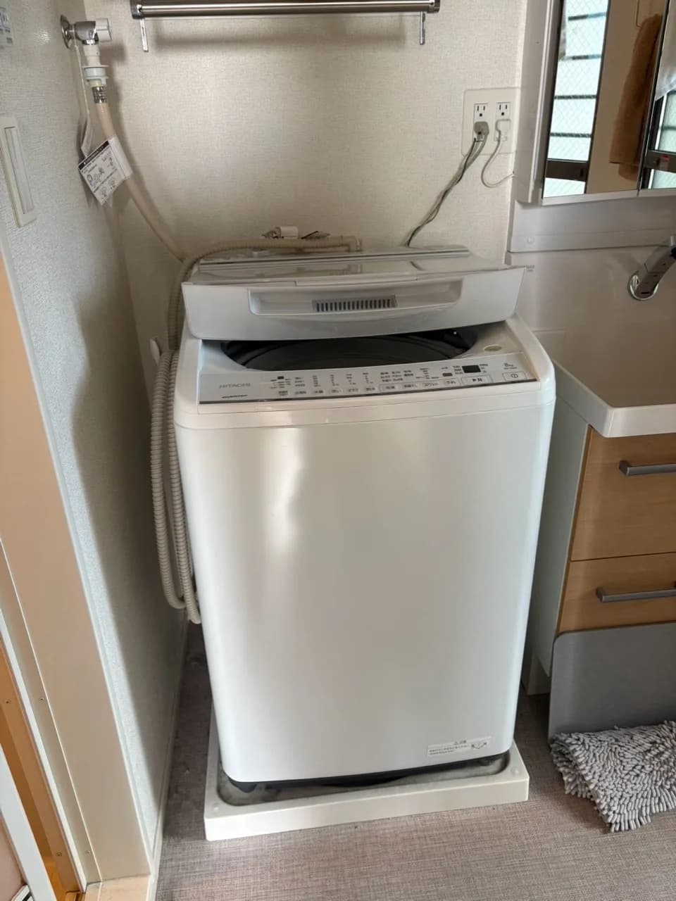 名古屋市中川区の不用品回収・買取事例で撮影した洗濯機